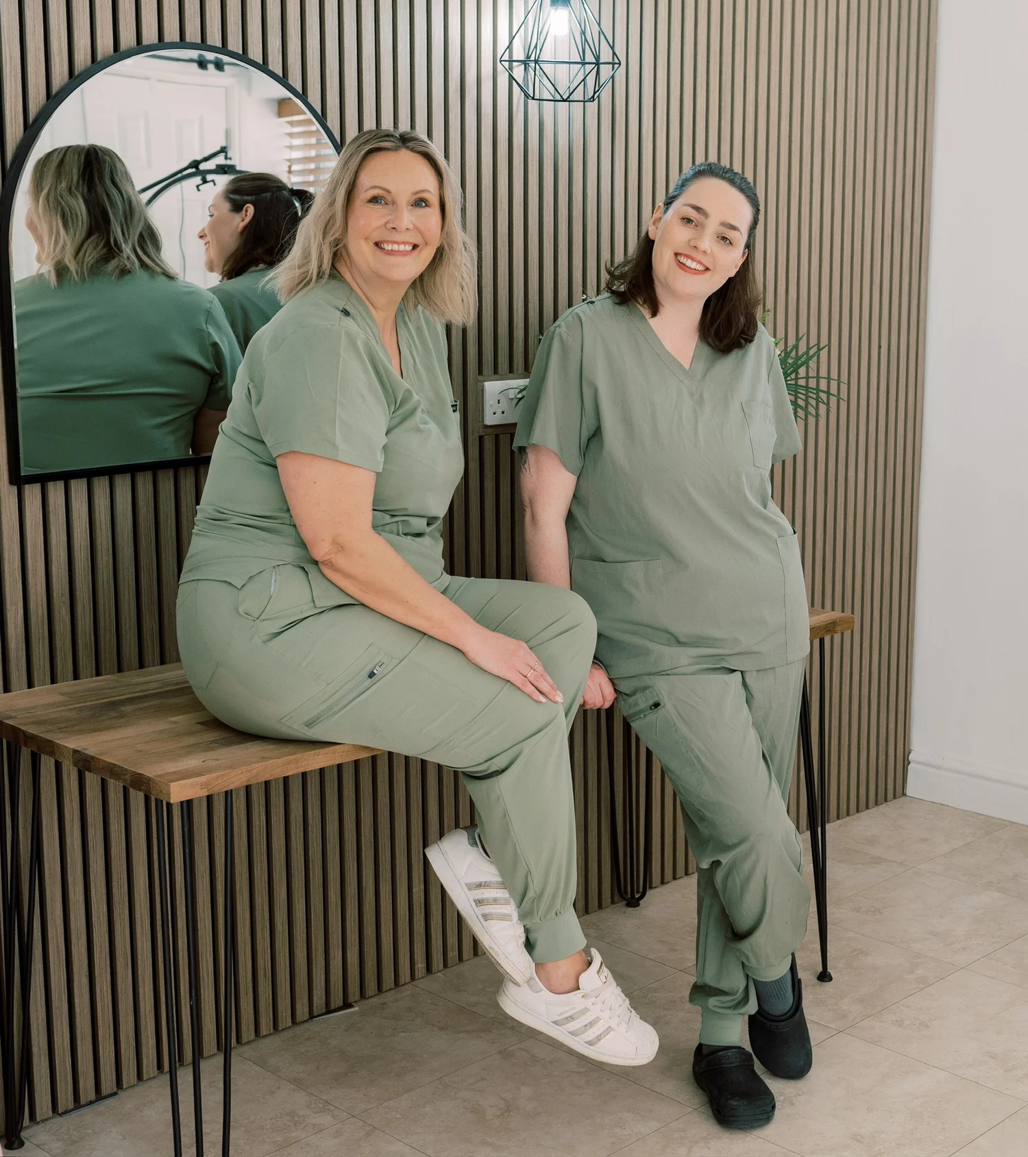 The Straday Studio team inside the new aesthetic and skin clinic in Fareham