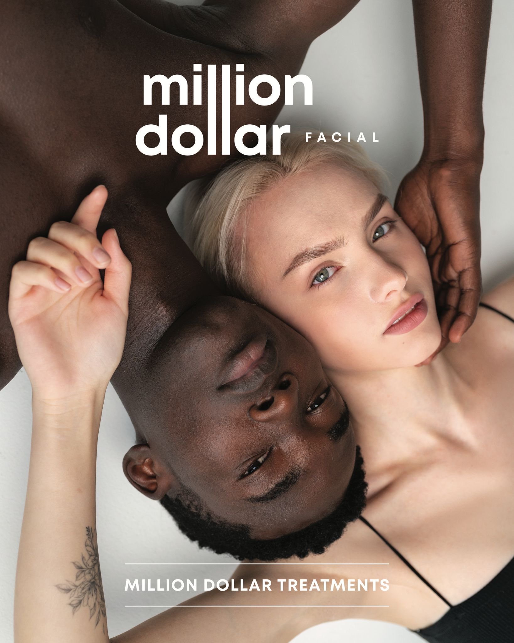 Million Dollar facial treatments available at Straday Studio in Fareham