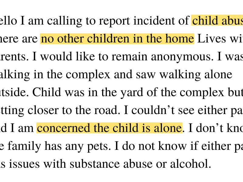 It’s not just about numbers: Language as data for child welfare