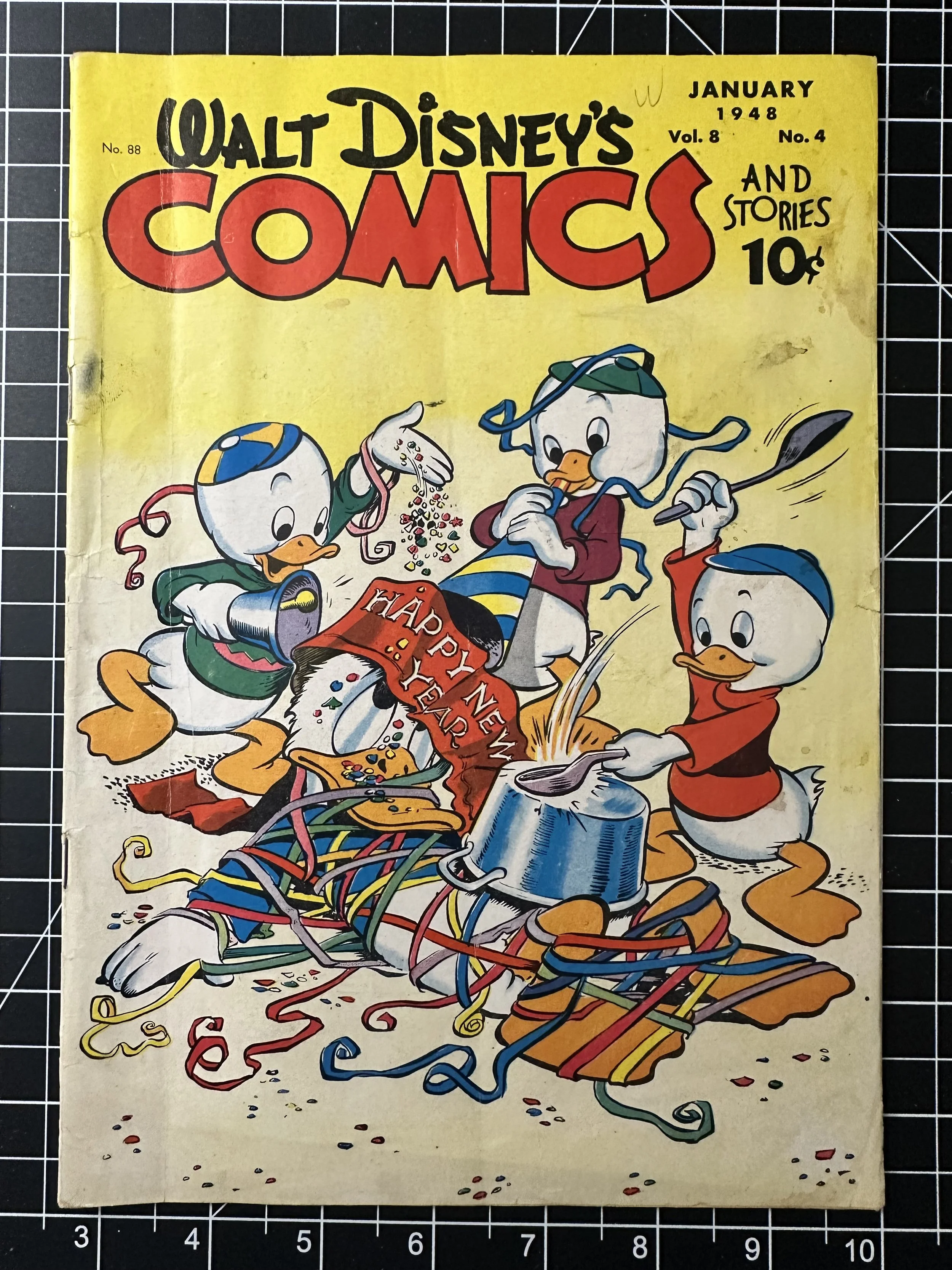 Vintage Dell 1948 Golden Age Walt Disney’s Comics (10 cents, Mickey Mouse, Donald Duck )