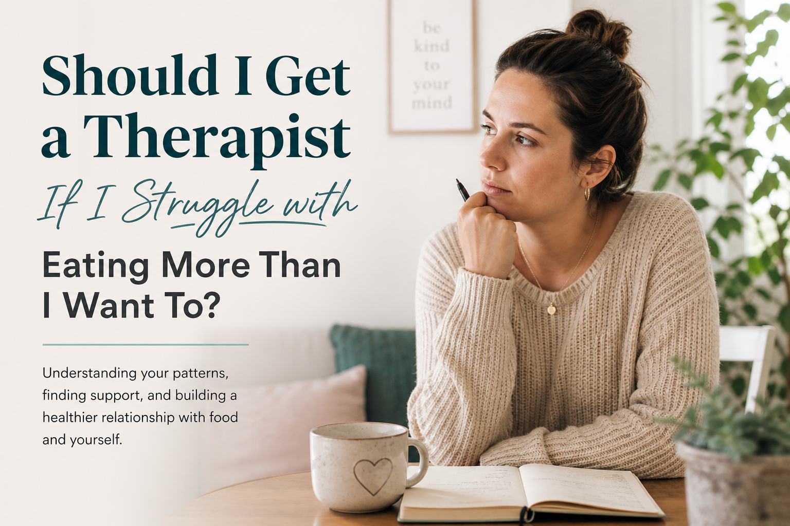 Should I Get a Therapist If I Struggle With Eating More Than I Want To? (Denver Therapist Perspective)