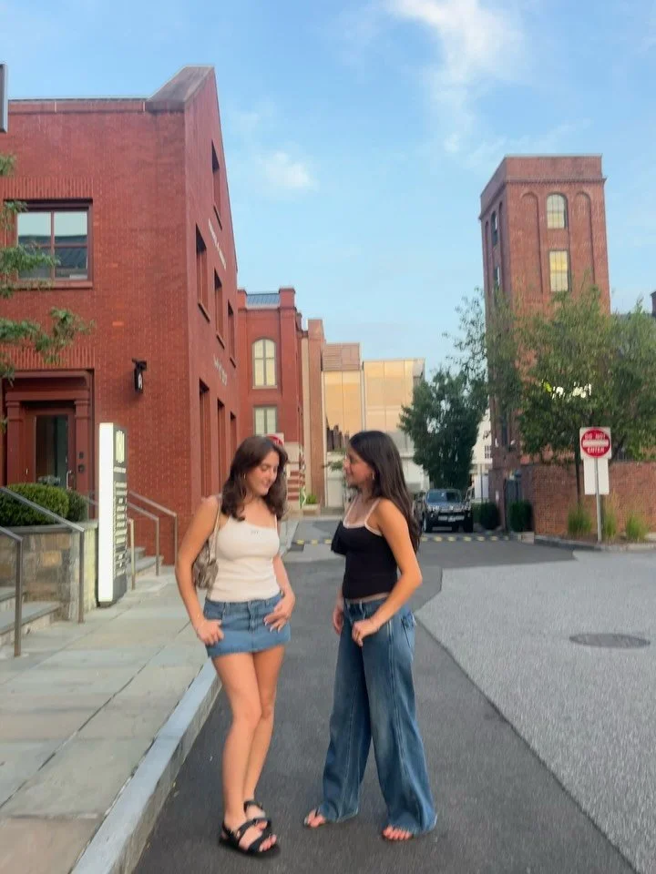 past two days. wearing @off____white @edikted and @stevemadden