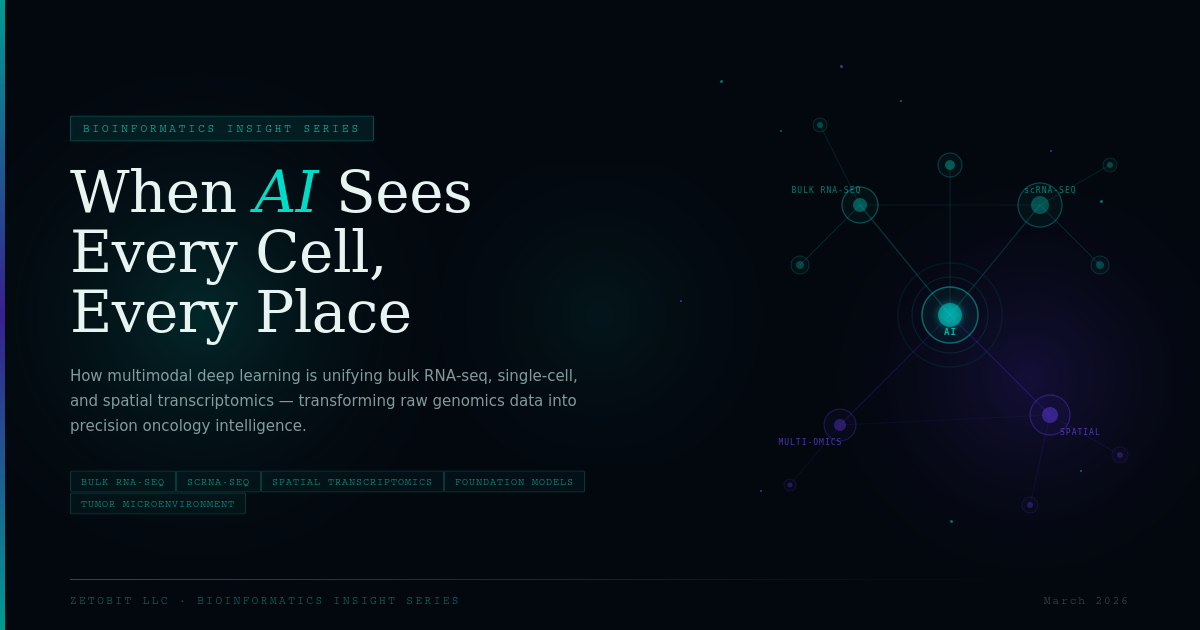 Multimodal AI Analysis of Genomics Data