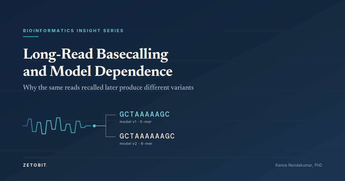 Long-Read Basecalling and Model Dependence: Why the Same Reads Recalled Later Produce Different Variants