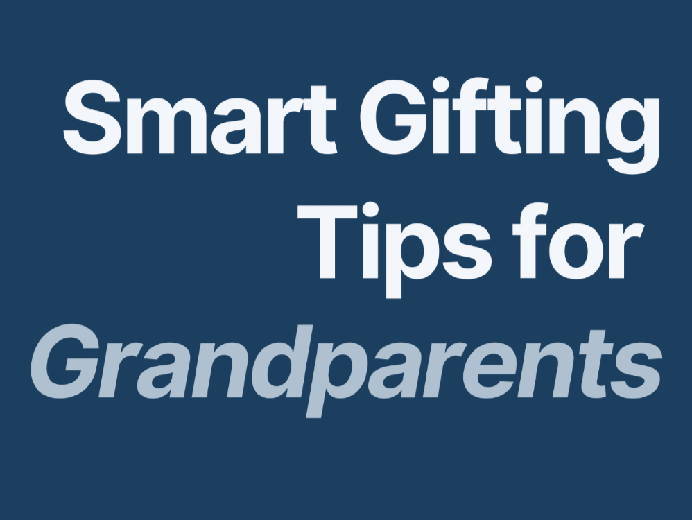 What are some gift ideas for grandchildren?