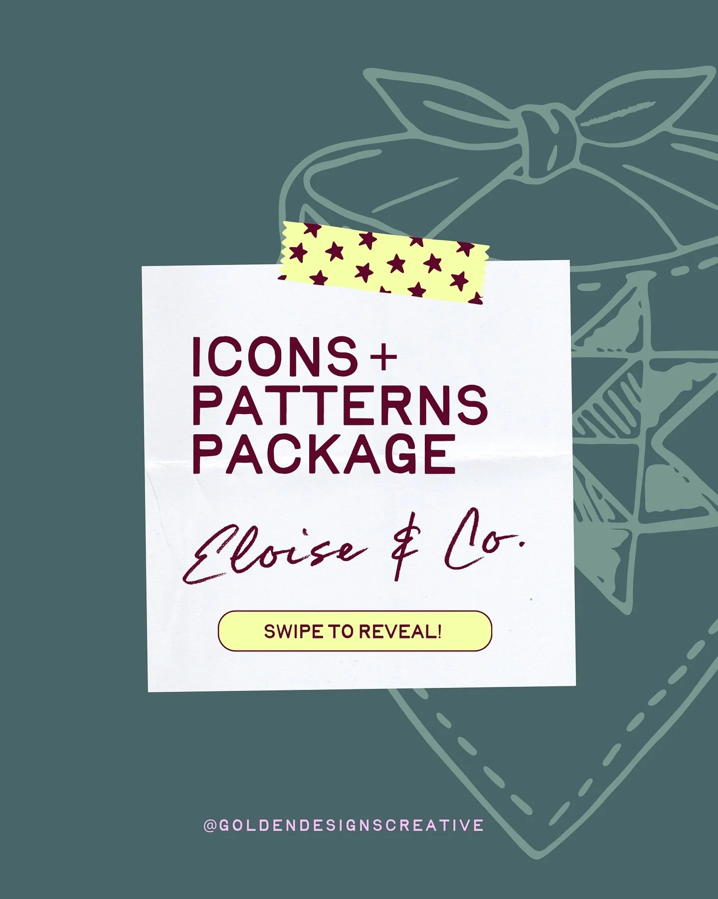 The Icons &amp; Patterns Package for @eloiseco 🐶

DM to inquire or fill out the link in my bio ☺️