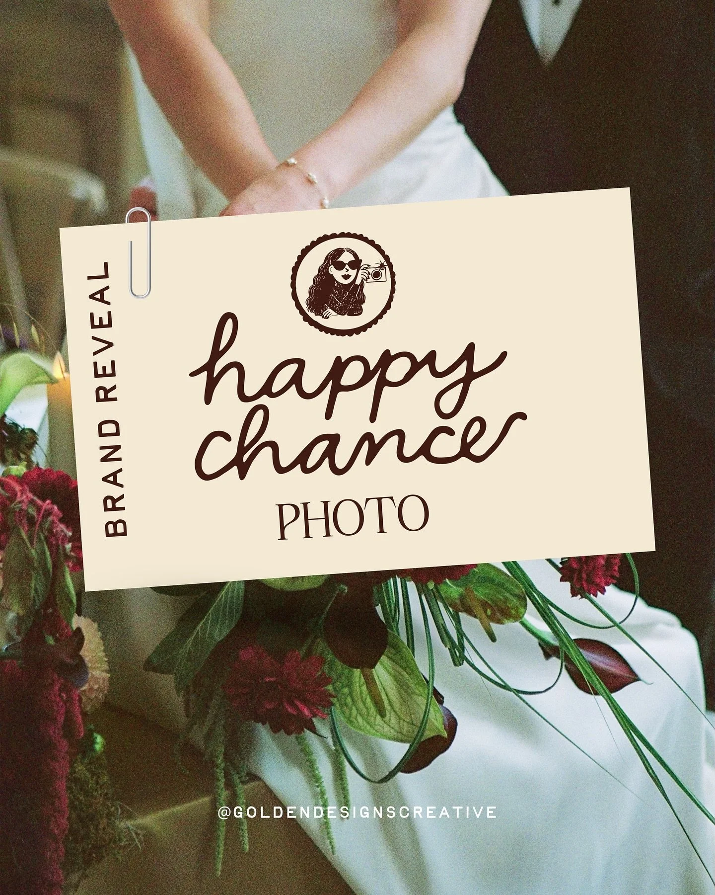 brand reveal // @happychance_photo &nbsp;🎞️ 📸

when i asked holly to share three words to describe&nbsp;&nbsp;how she wanted her brand to feel, she said:

artful. vintage-inspired. bold.

so, that&rsquo;s exactly what we created! a visual identity 