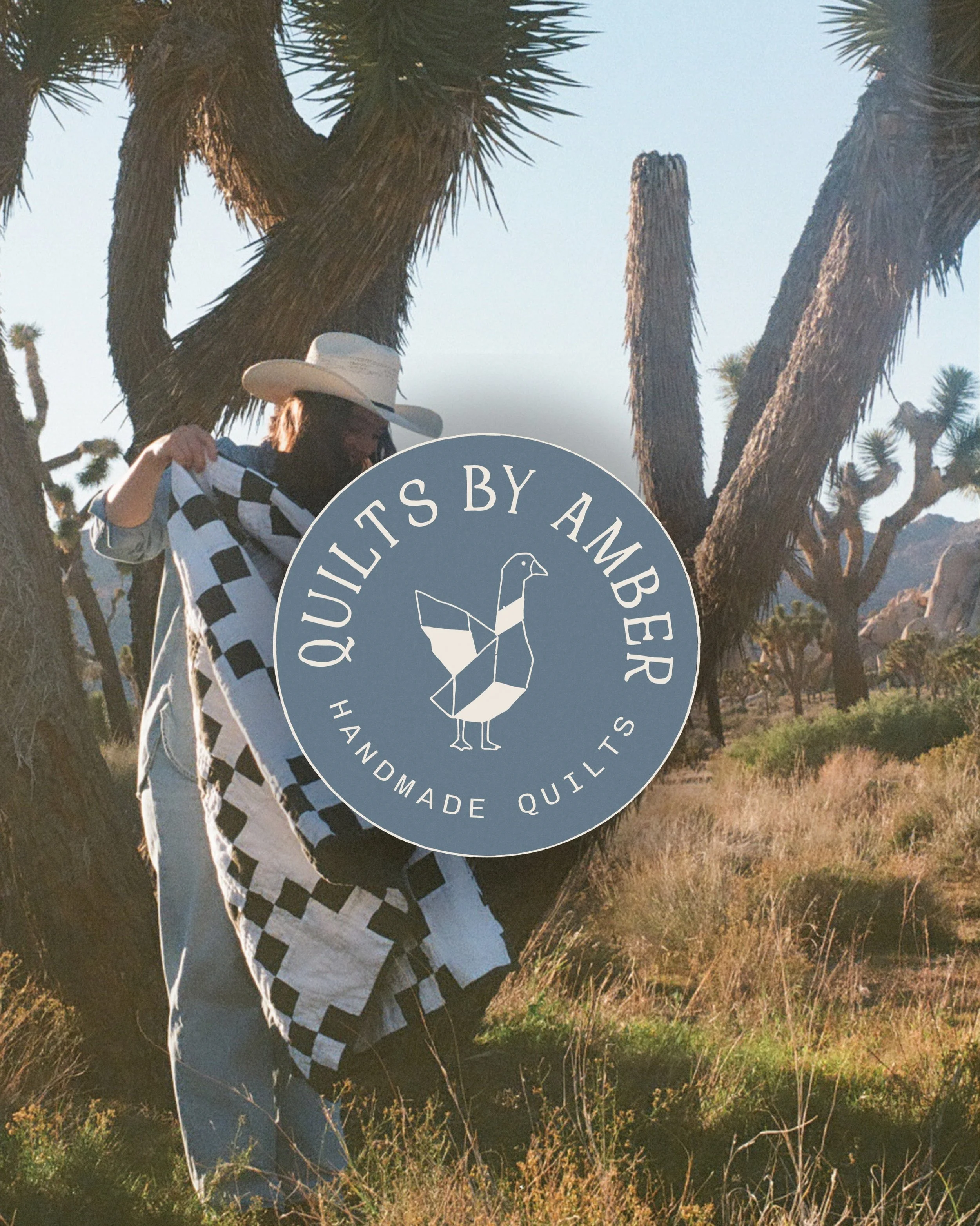 brand reveal // @quilts_byamber 

a brand built from heirlooms in the making.

we're so excited to introduce the new. @quilts_byamber

the goal was to create a visual identity that feels elevated but soft enough for baby quilts, timeless enough to gr