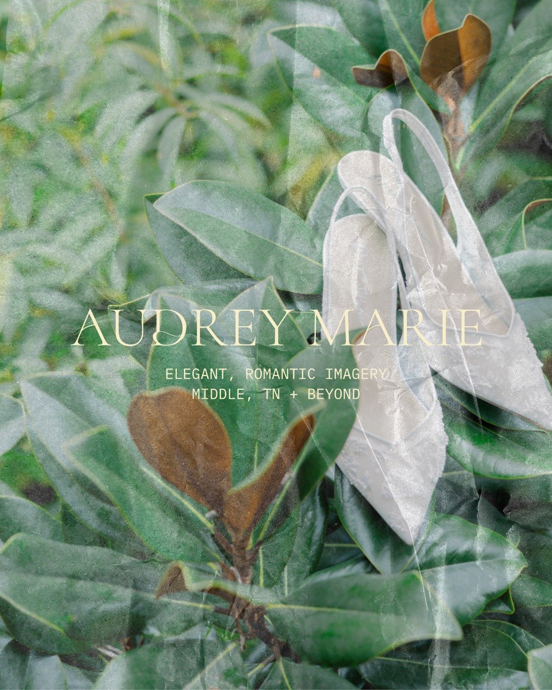 brand reveal // @audreymarie.photography 

a rebrand rooted in storytelling and authenticity.

the goal of this rebrand was to create a visual identity that felt timeless, elegant, but had a bit of southern charm.

this project was curated with our g
