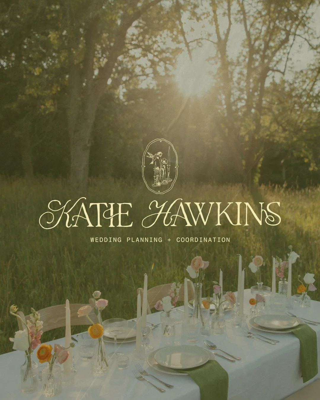 brand reveal // @katiehawkinsweddings

a brand rooted in the belief that every couple deserves to feel fully present on one of the most meaningful days of their lives. 

for Katie Hawkins Weddings, we leaned into a completely custom, hand-drawn logo 