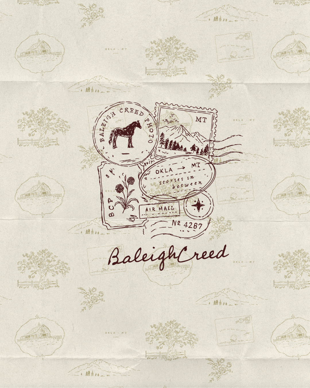 Baleigh Creed Photo brand identity by Goldenmade Studio