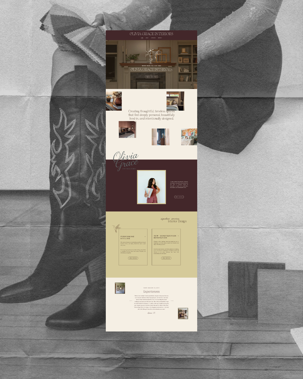 Signature brand and website by Goldenmade Studio