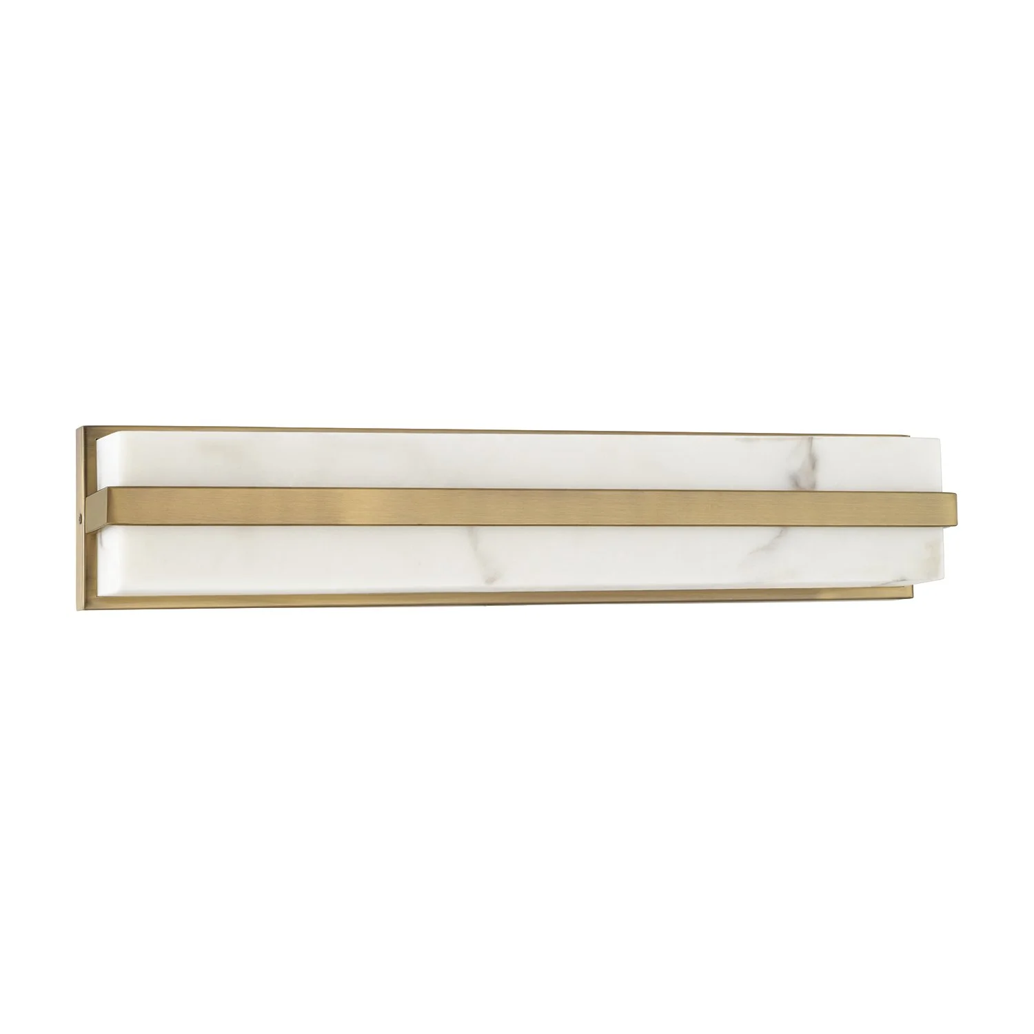 gold and alabaster vanity light from capital lighting