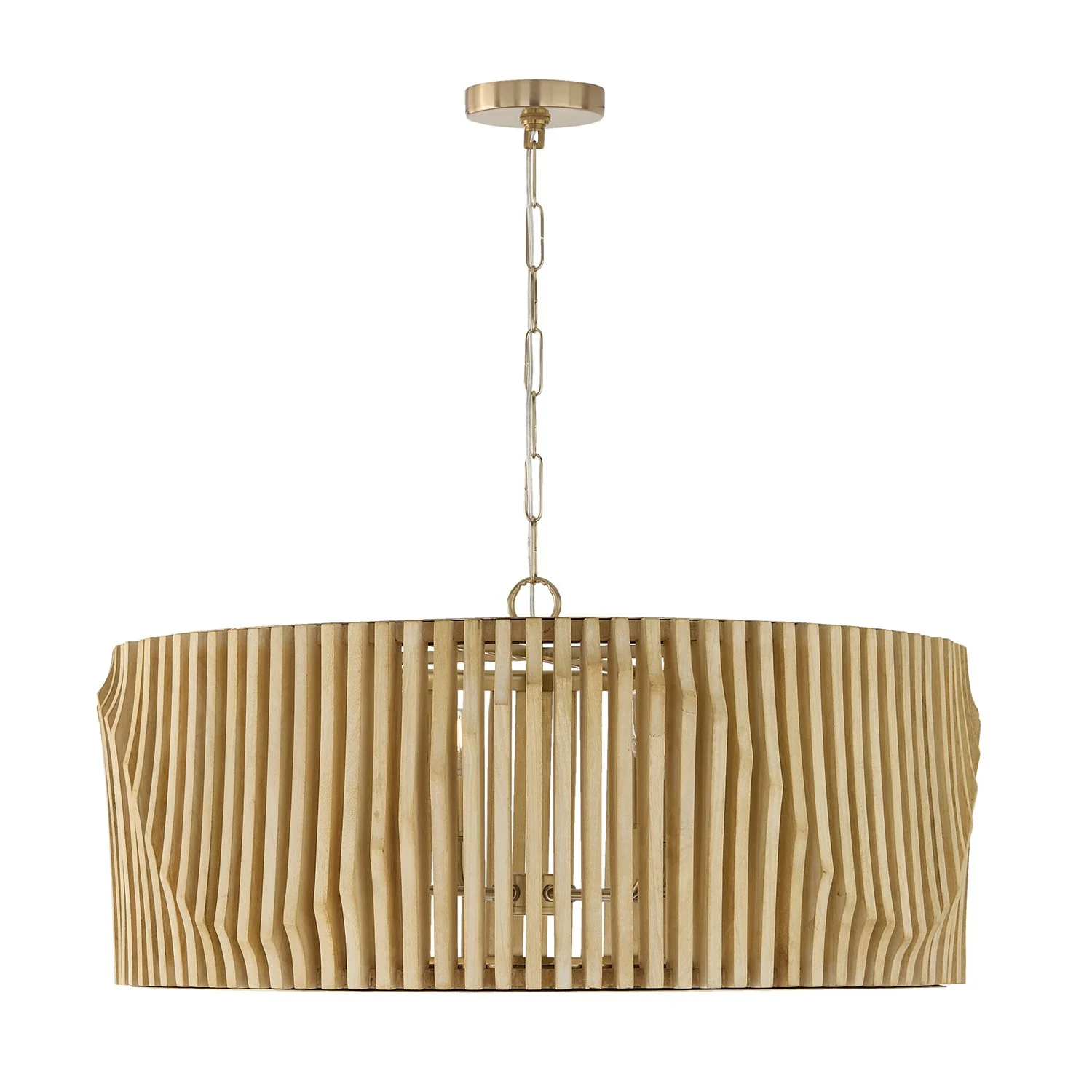 Gold pendant light from capital lighting