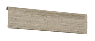 A piece of beige wood or laminate flooring.