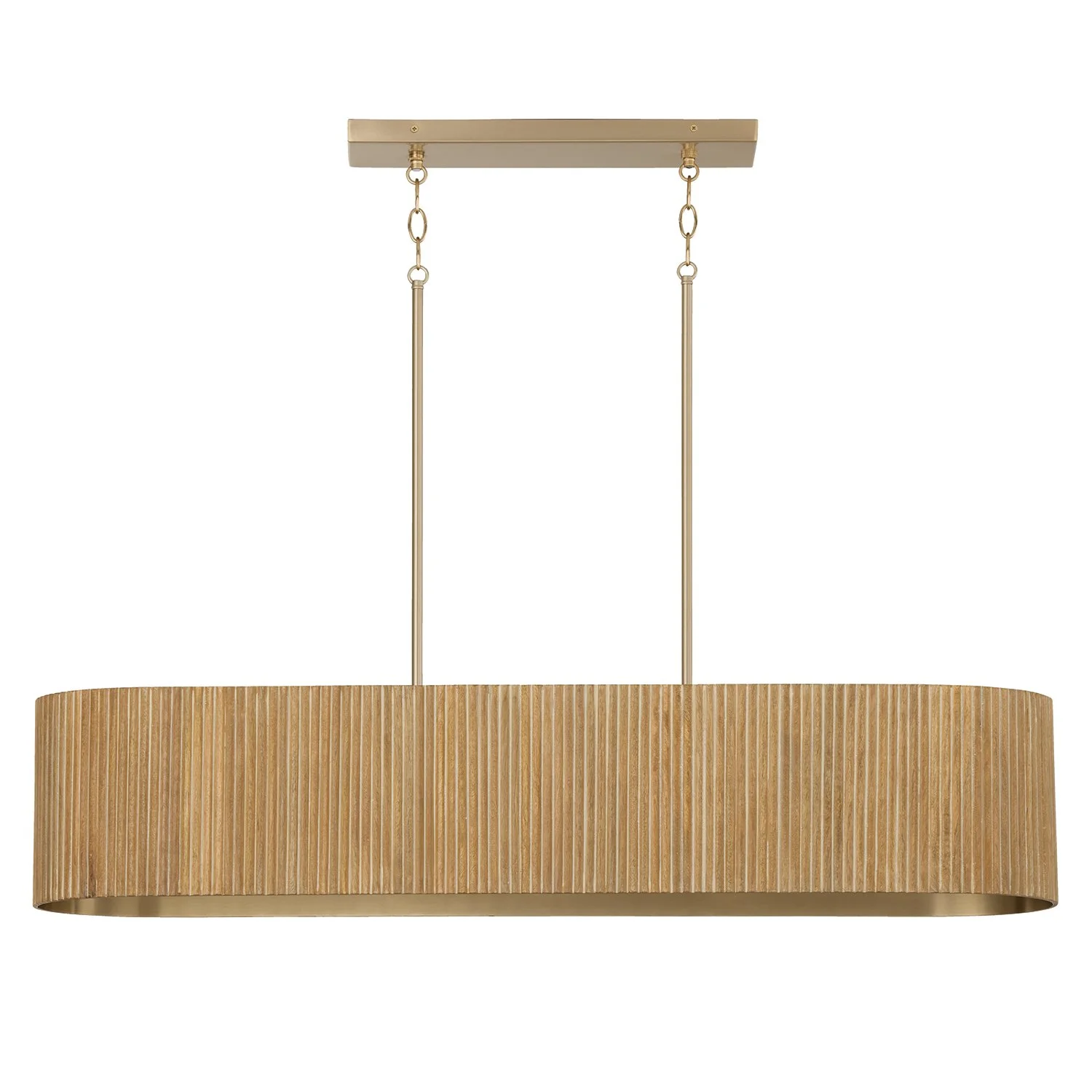 linear light in gold finish from capital lighting