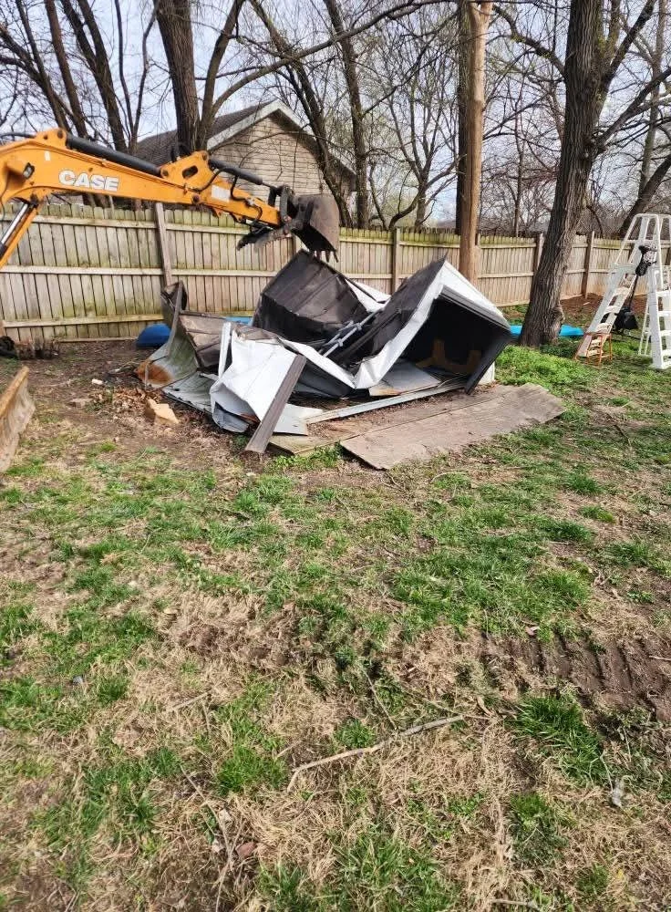 Shed removal