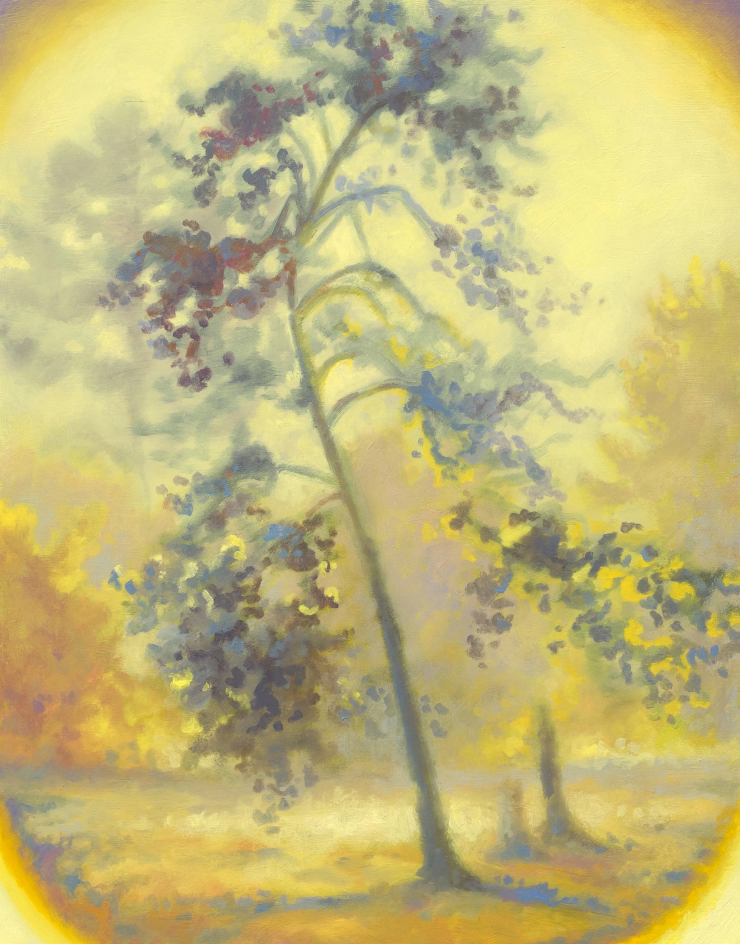 memory song, oil on panel, 14 x 11 inches