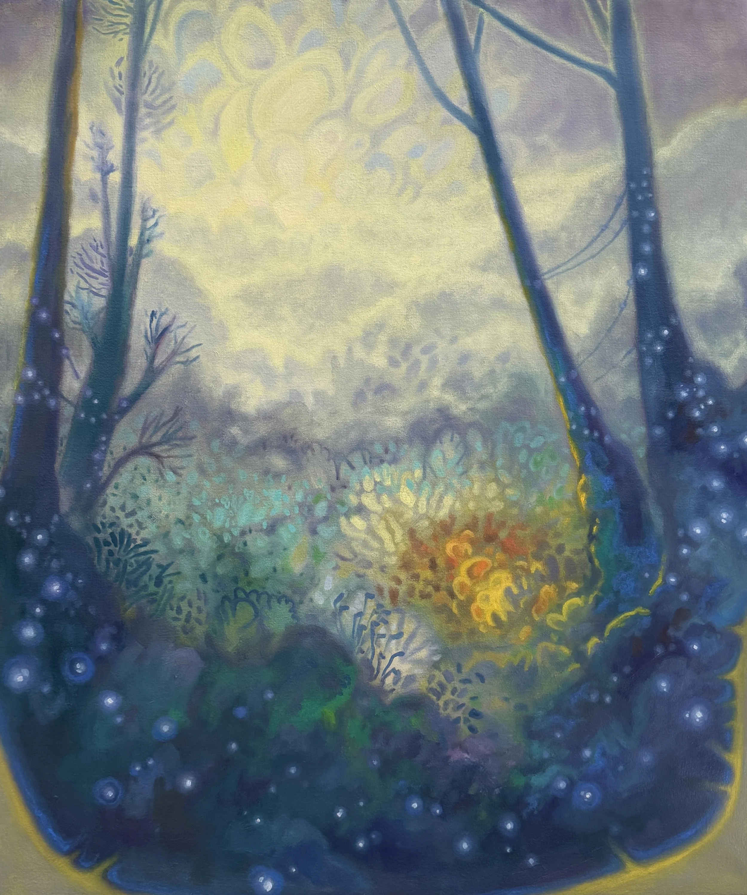 cuppa, oil on linen, 24 x 20 inches