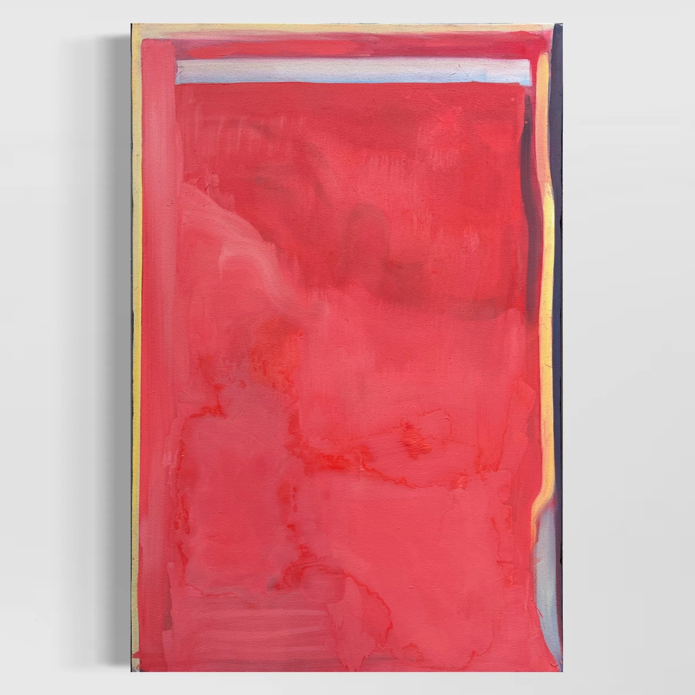 Red Abstraction, 2023 / oil on canvas / 36" x 24"