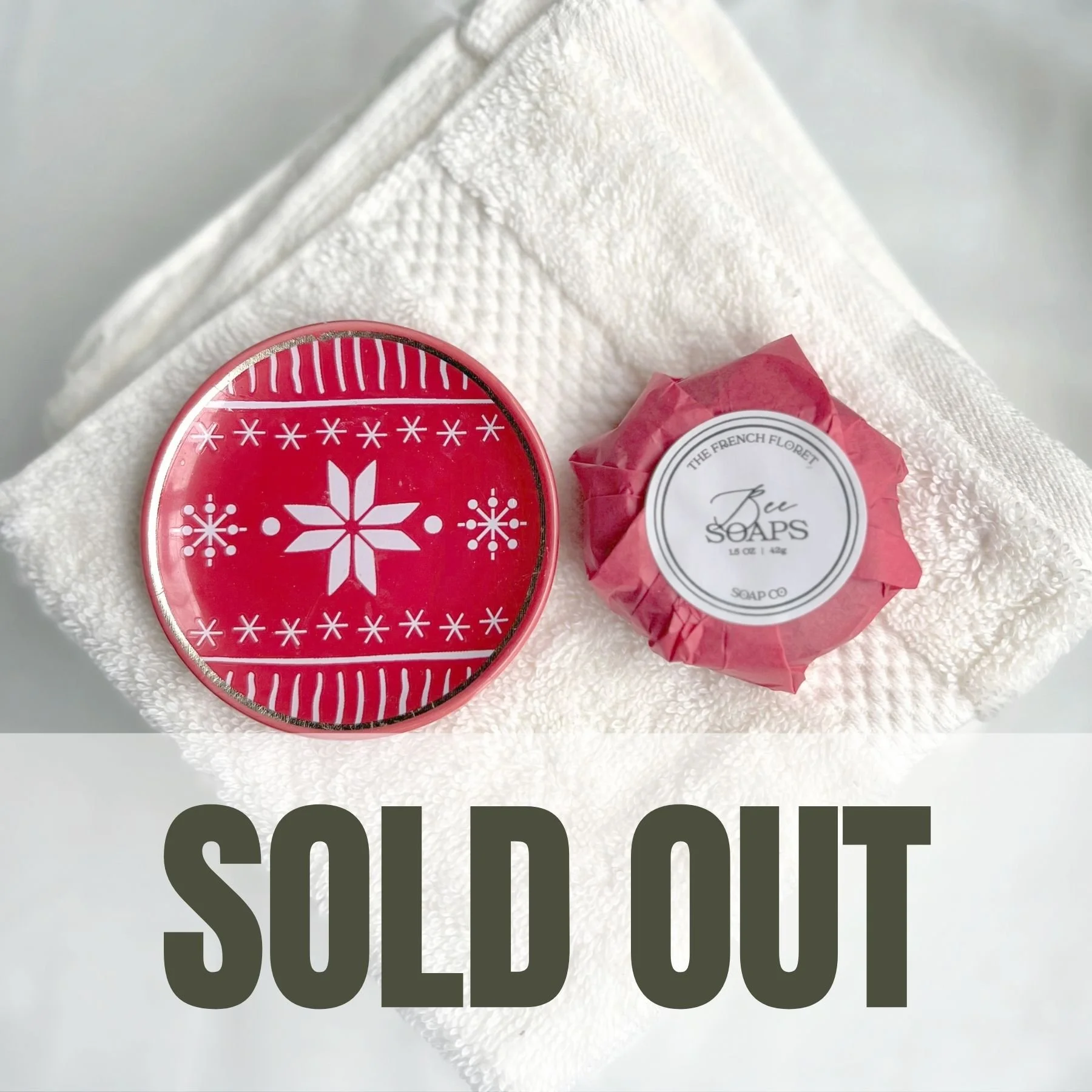 Petite Bee Soaps with Keepsake Dish