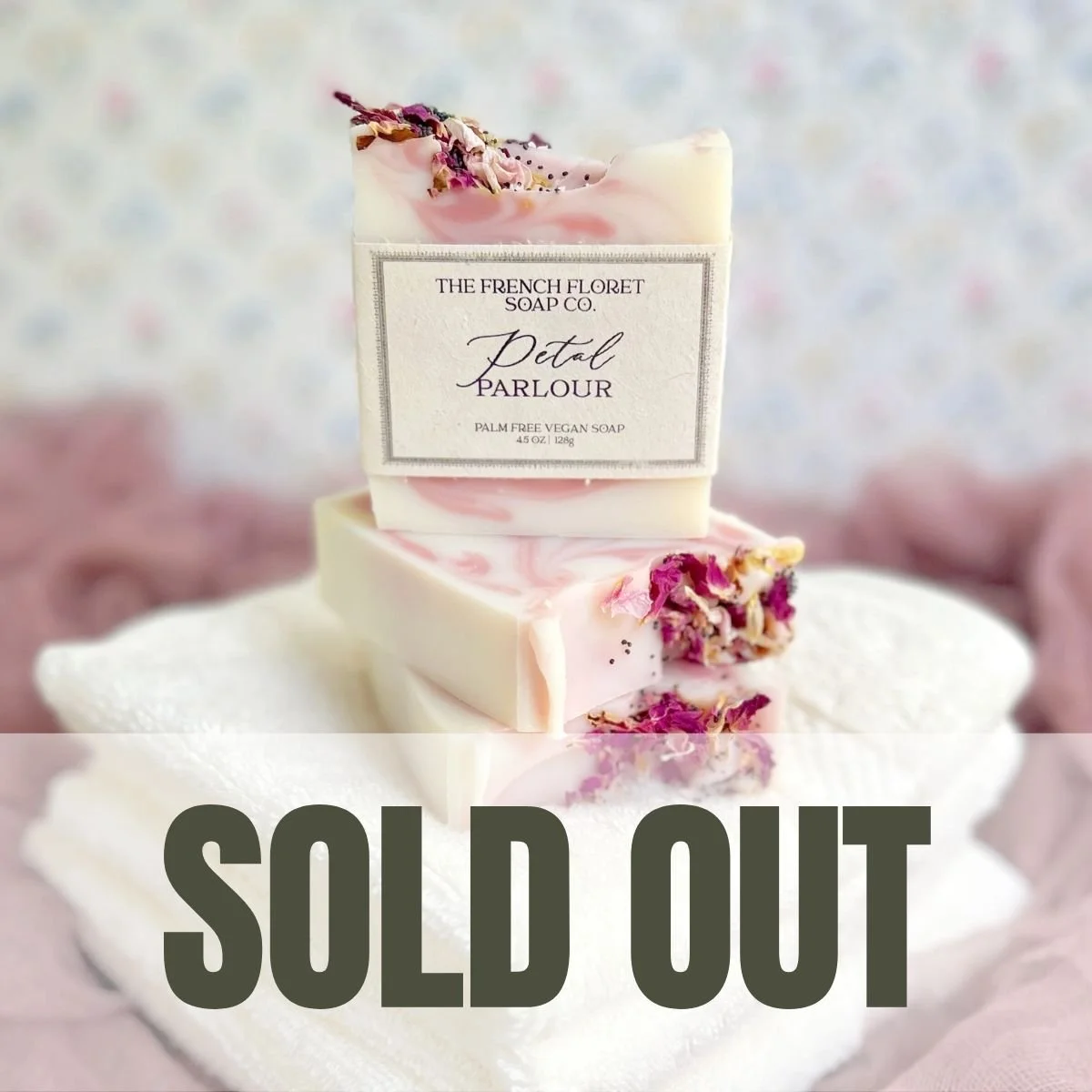 Petal Parlour - Gift Ready Bar + Soap Dish, Gift Wrapped