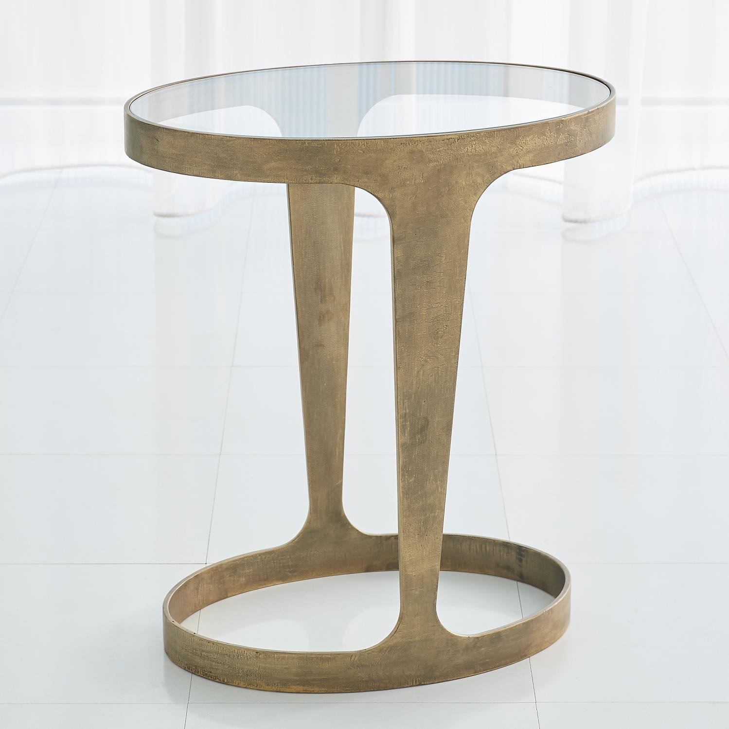 Olso Oval Side Table