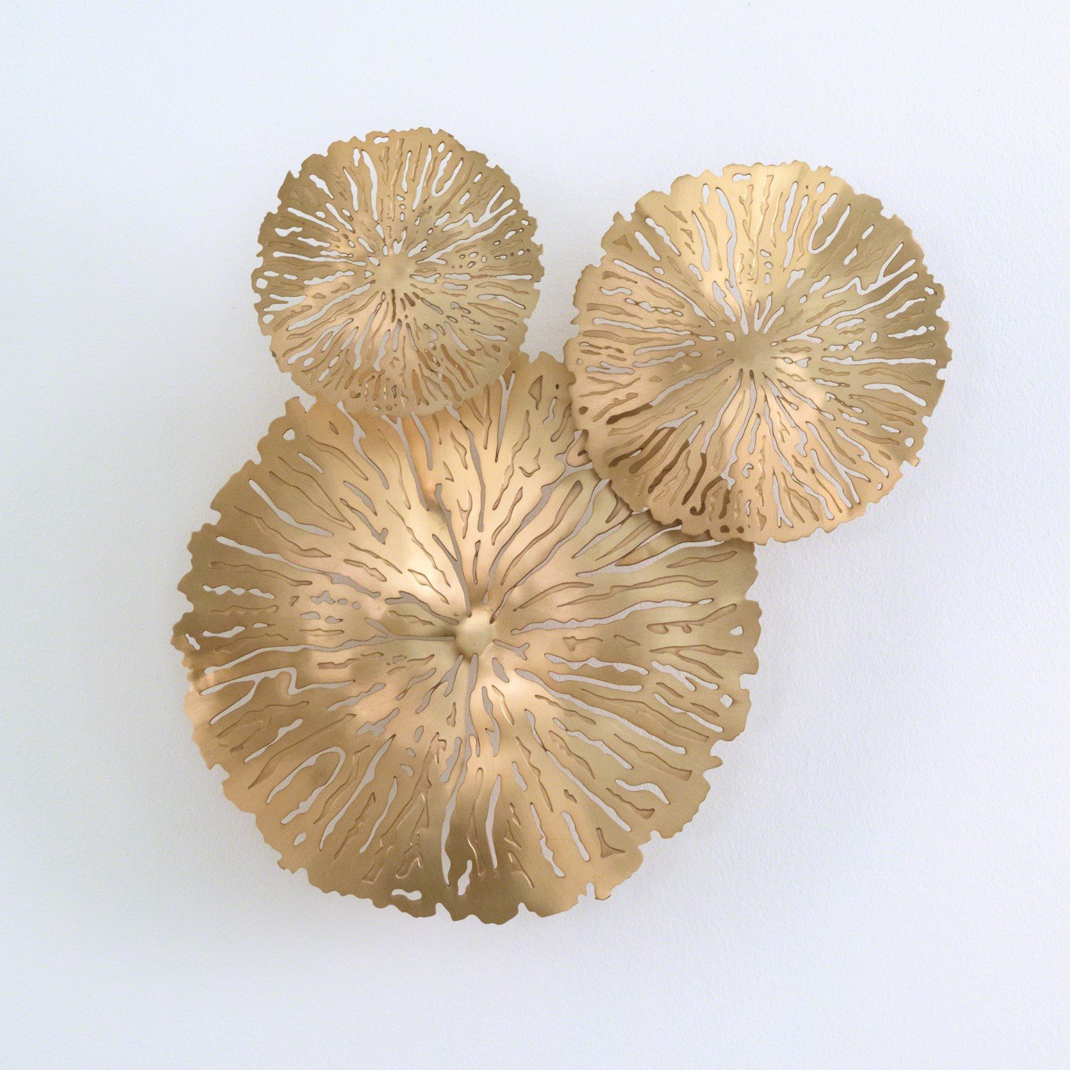 S/3 Opulent Lily Wall Sculpture