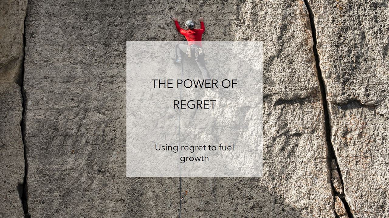 The Pain of Regret becomes Power