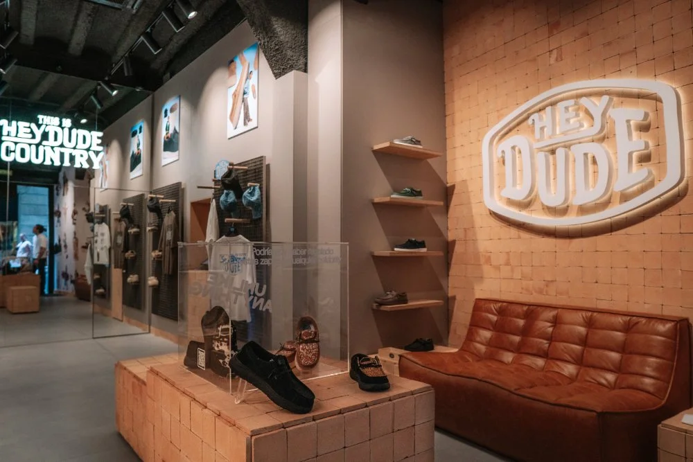 Hey Dude Barcelona flagship retail store
