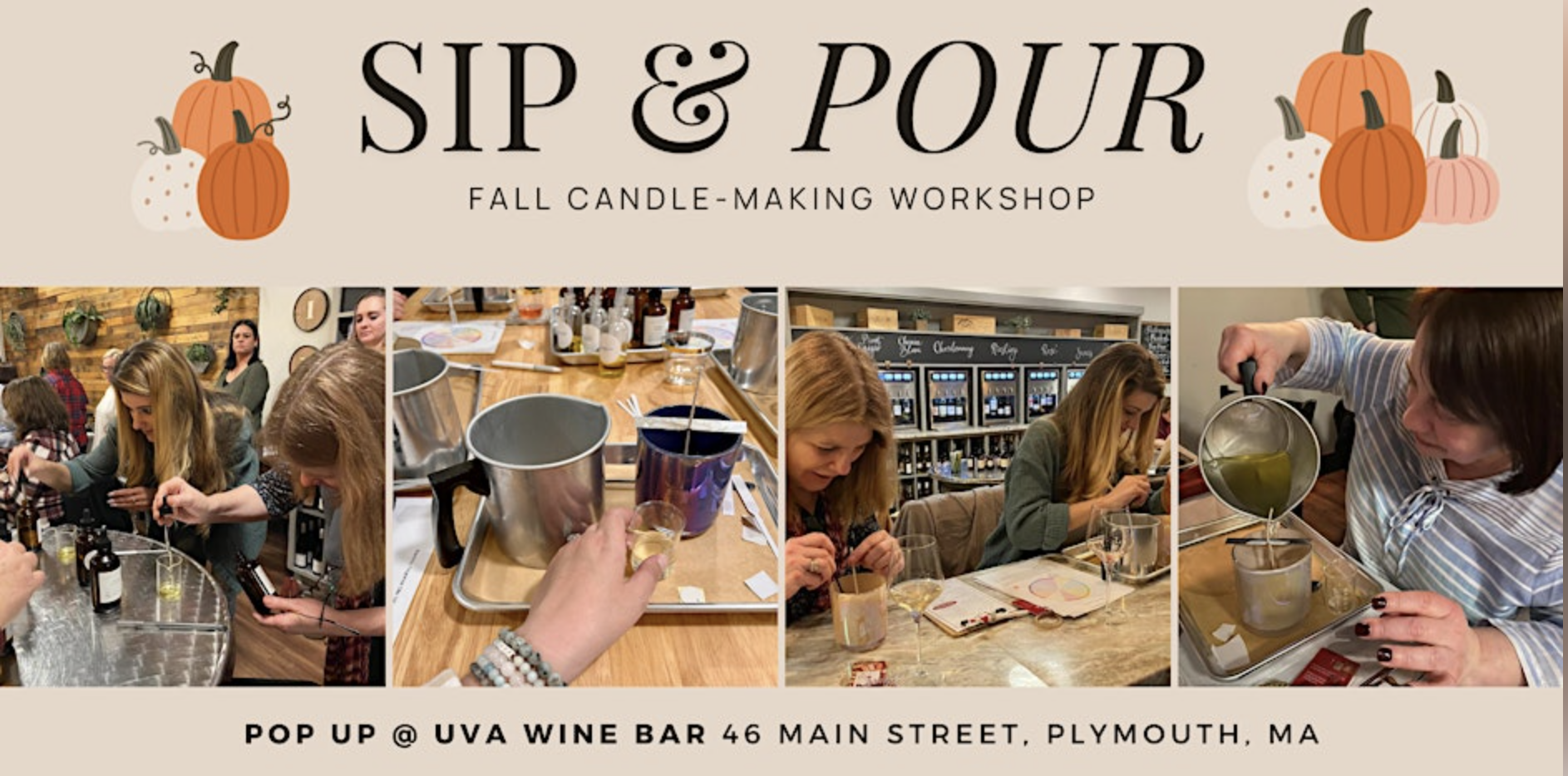 Class: Pour Your own Fall Candles @ Uva Wine Bar