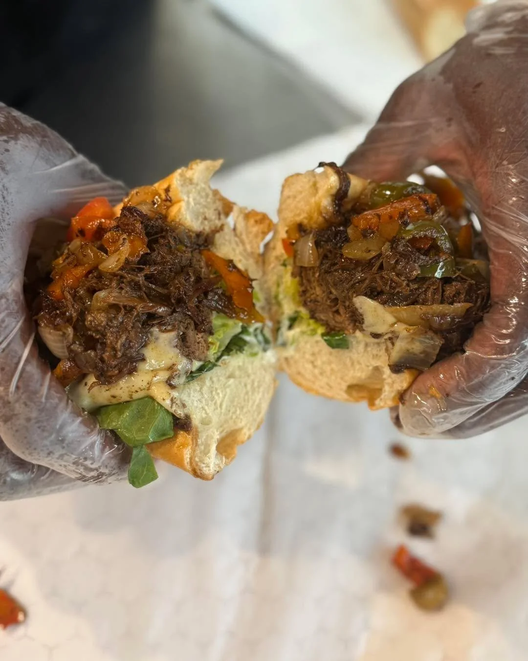 Oxtail cheesesteak. Saturdays only.
Slow cooked till it falls apart. Peppers, onions, piled high.
Today. In store. While it lasts.
Miss it and you&rsquo;re waiting a whole week.
Don&rsquo;t say we didn&rsquo;t tell you.
Major Phillie Cheesesteaks | 3