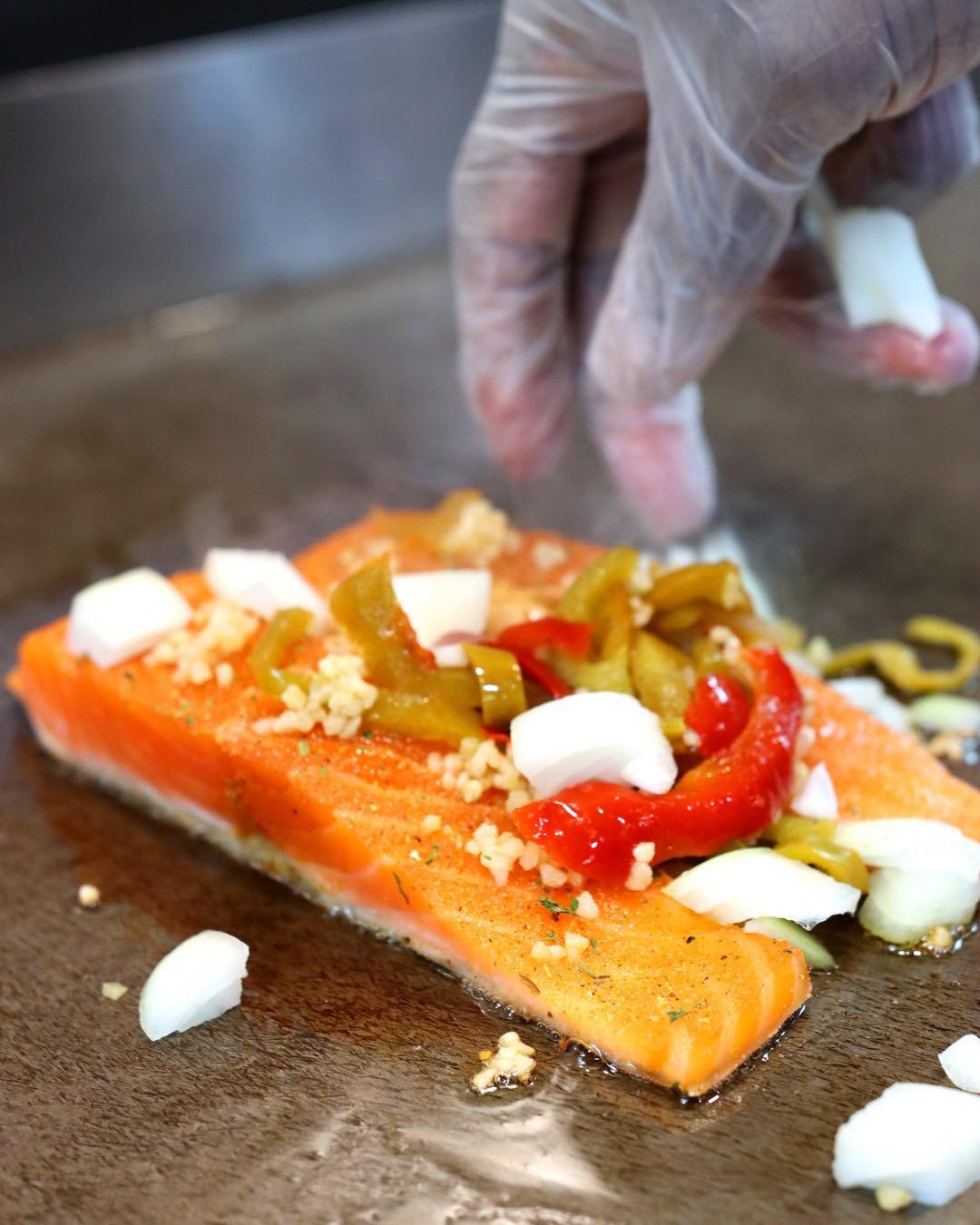 Salmon cheesesteak.

Fresh salmon fillet, peppers, onions, melted cheese on a hoagie. Its own grill. Its own lane.
If you haven&rsquo;t tried it. Change that today.
Major Phillie Cheesesteaks | 345 Granby St, Norfolk
#MajorPhillie #NorfolkEats #757Ea
