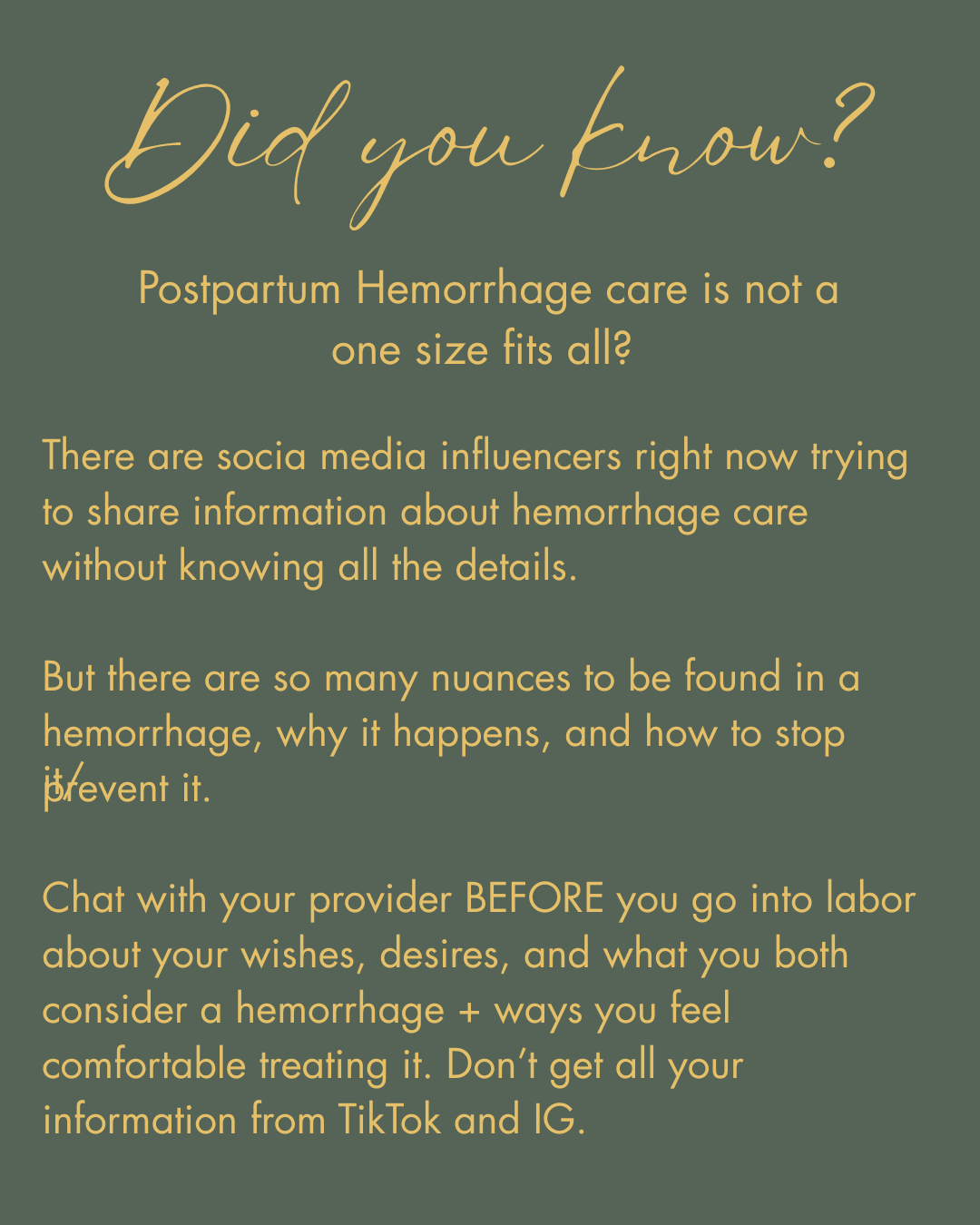 Let’s Chat About Hemorrhage 