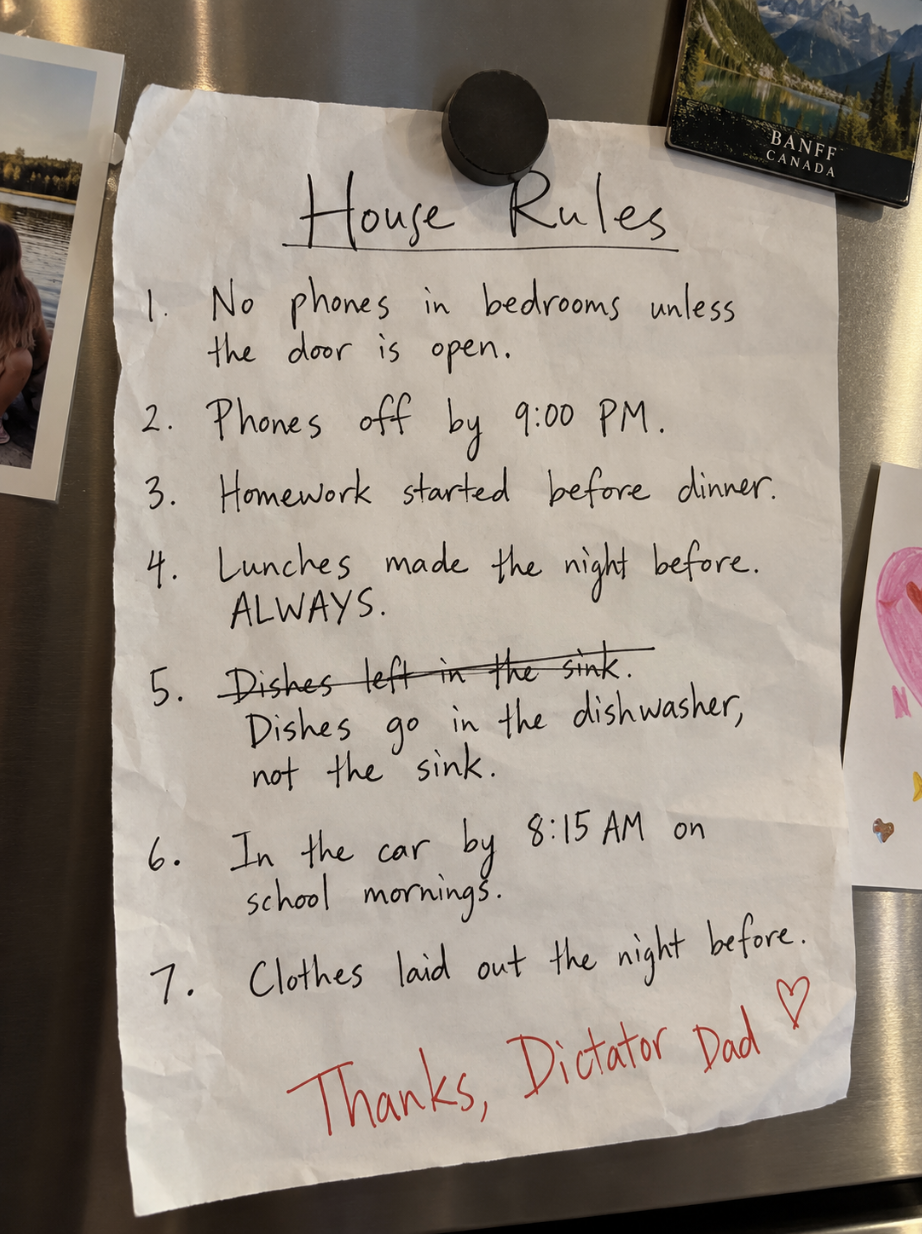 I Made the Rules. My Kids Lived With Them