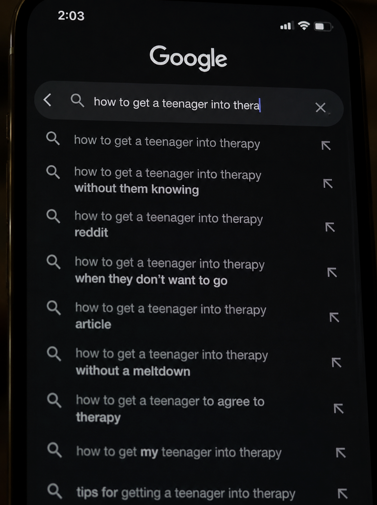 Your Teen Isn’t Refusing Therapy. They’re Refusing What Saying Yes Would Mean