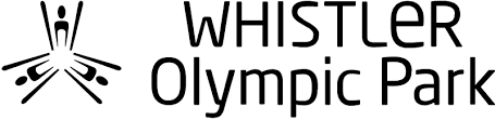 Whistler Olympic Park logo with a stylized skier figure and text
