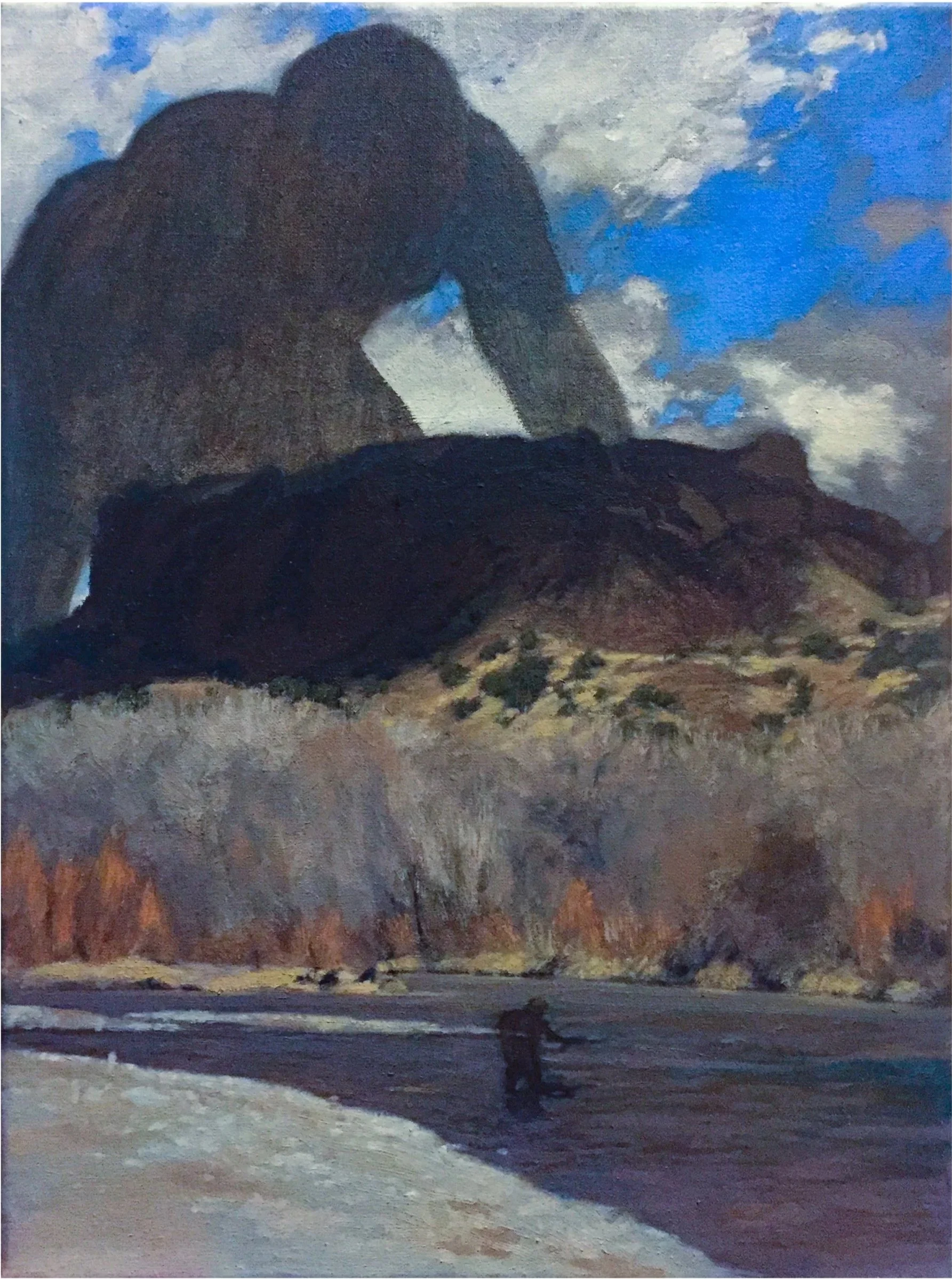 Washing in the Rio, 2020
Oil on canvas
12" x 9"