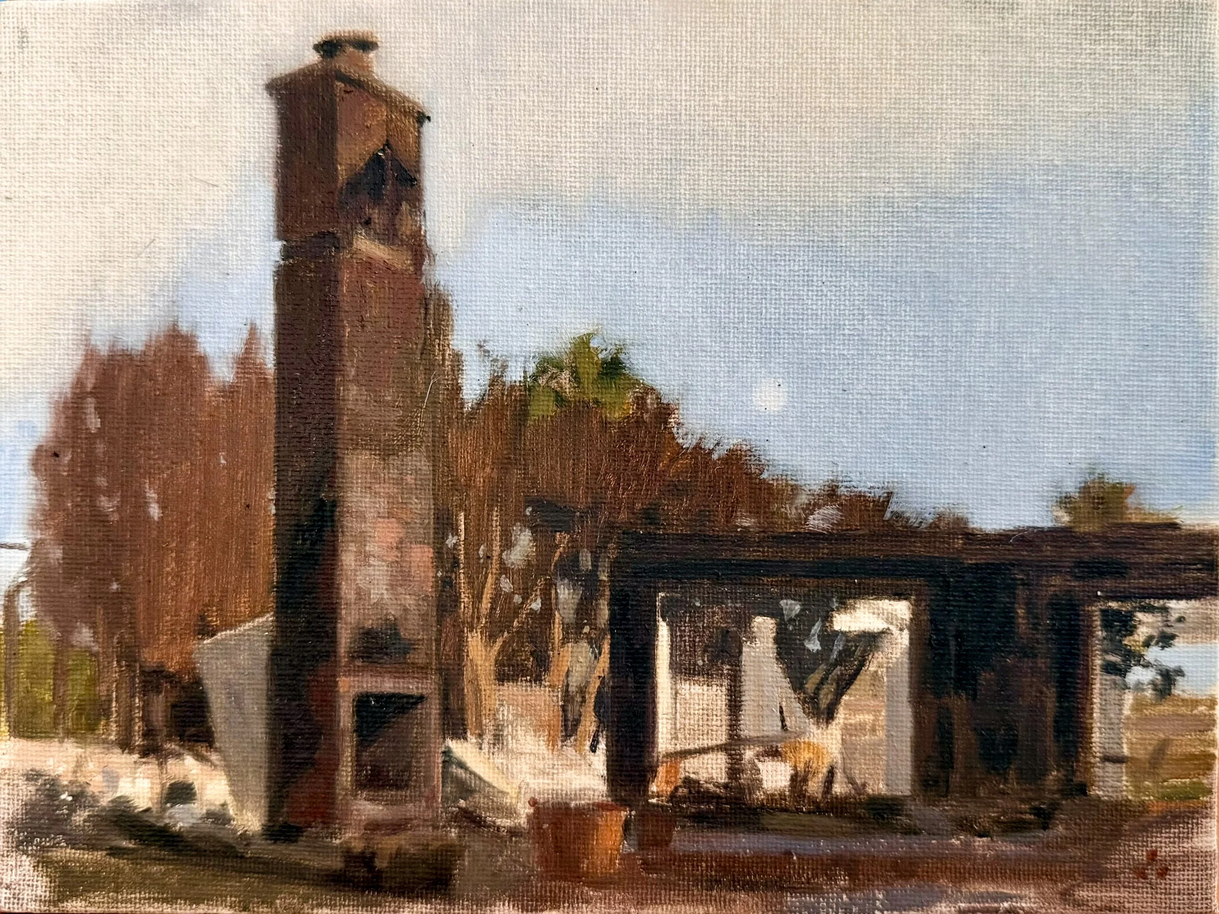 Moonrise: Palisades fire 2025
Oil on canvas board
5” x 7” SOLD