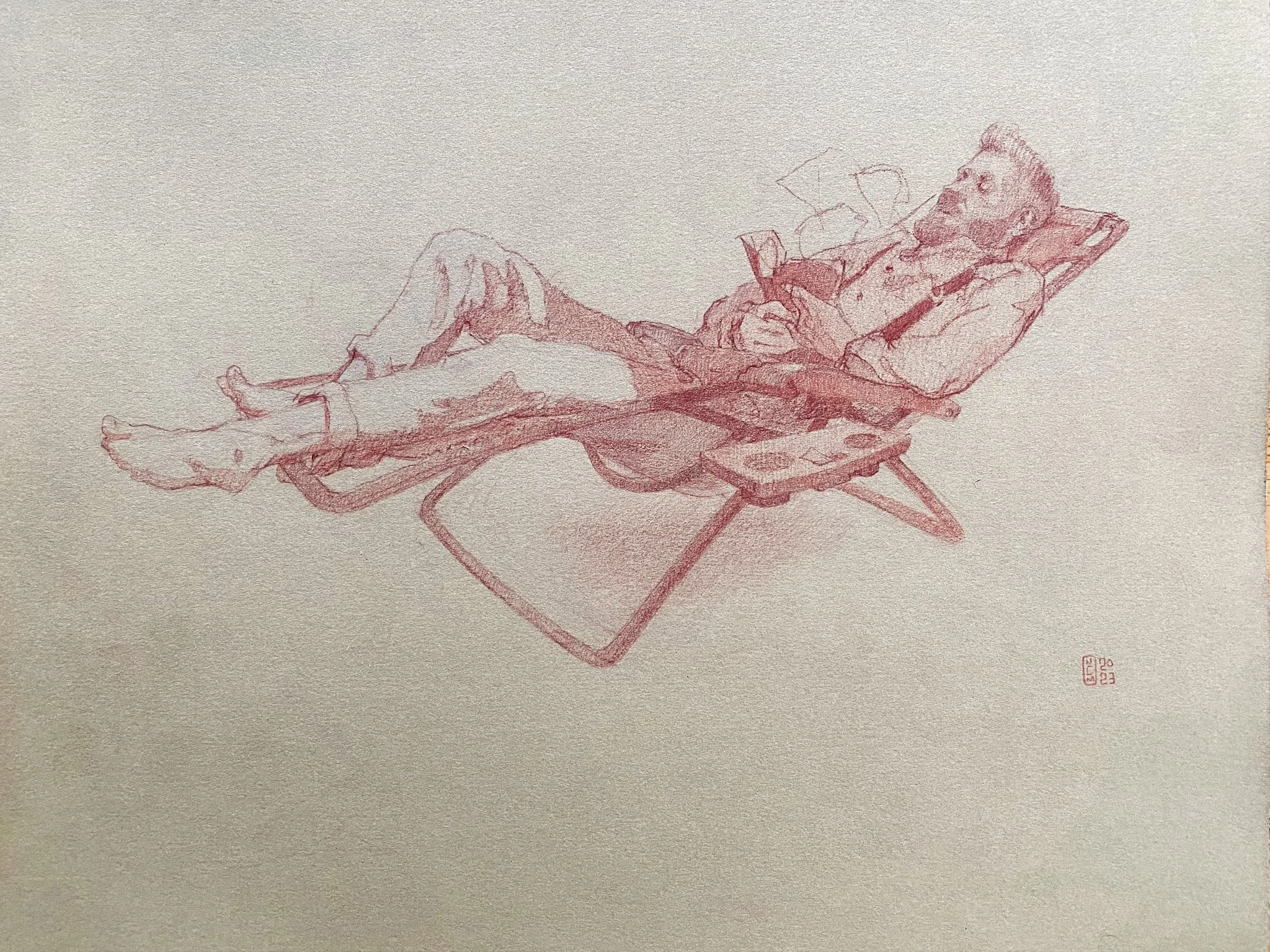 Keith 2023
Pastel on paper
11” x 14”
