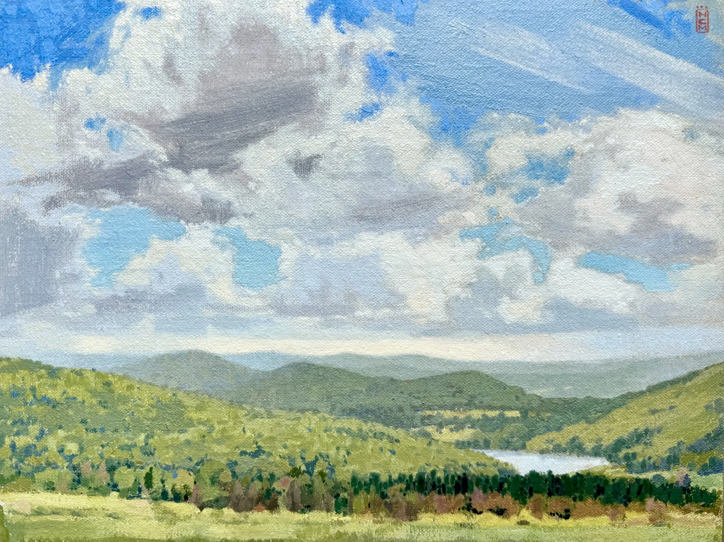 Valley Pond 2025
Oil on linen
9” x 12” 