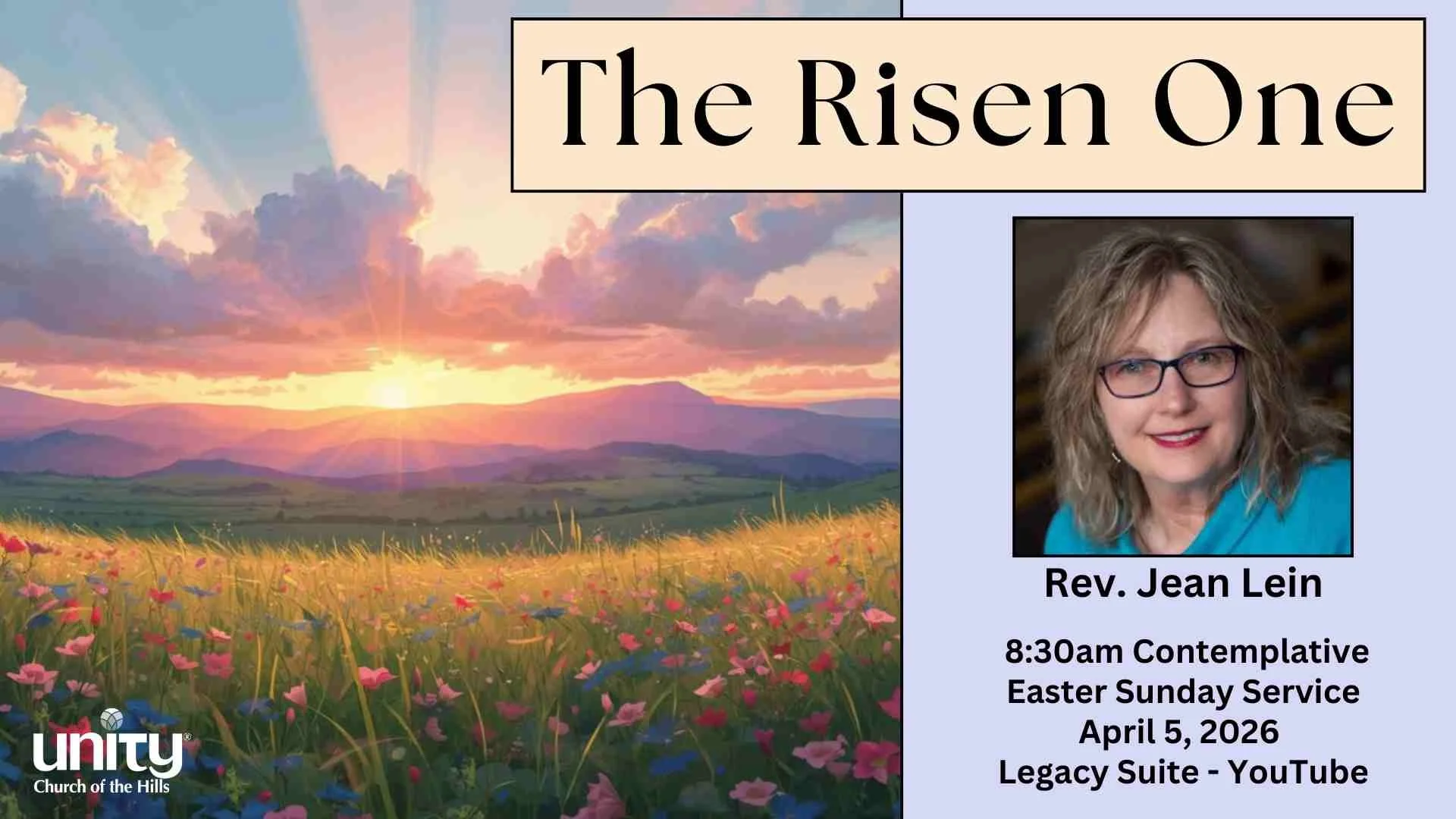 Contemplative Easter Sunday Service Unity Church of the Hills Austin TX