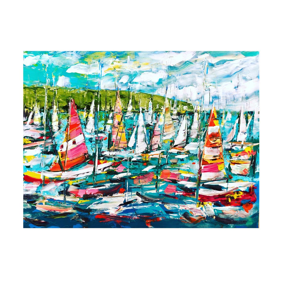 Regatta print