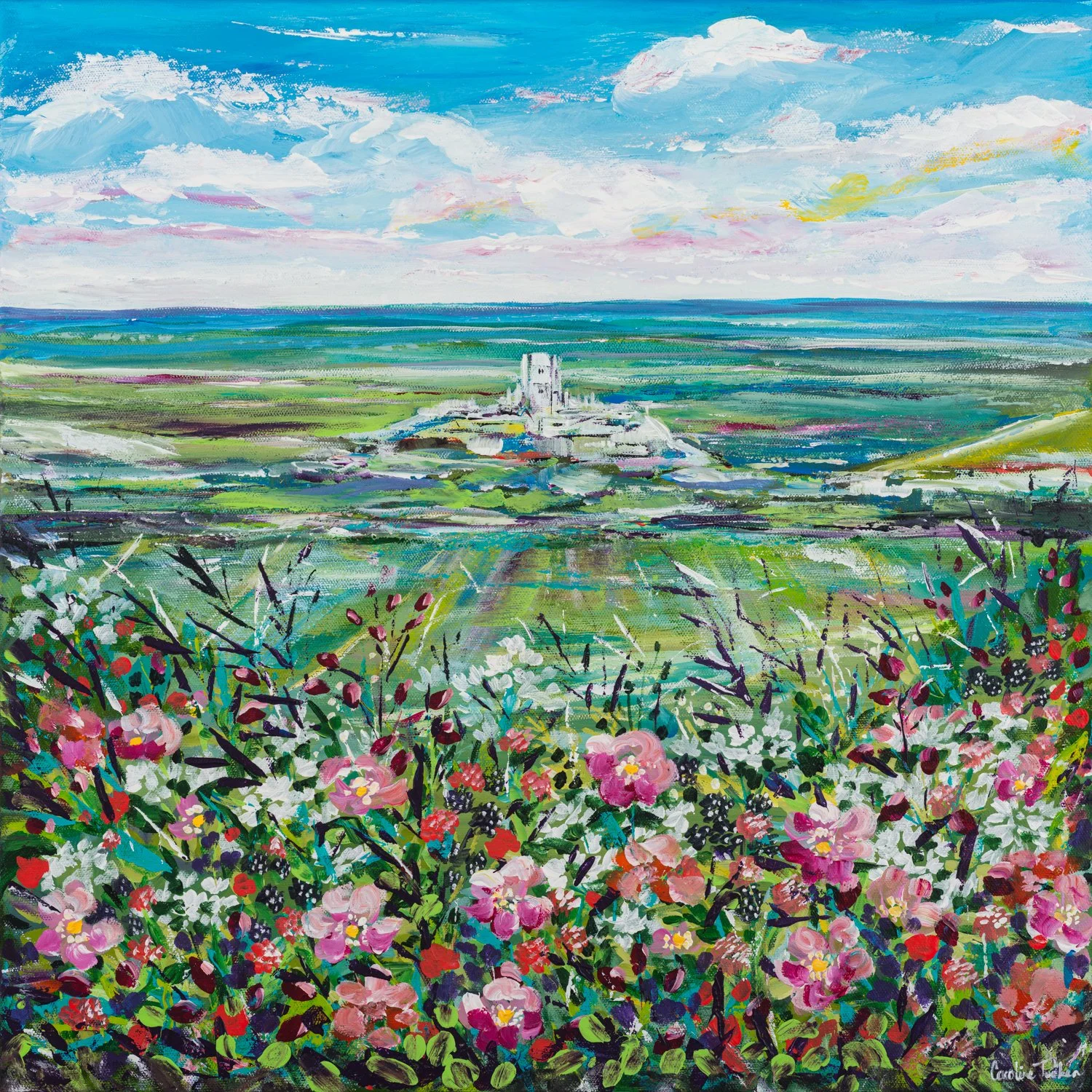 Corfe Castle fine art print