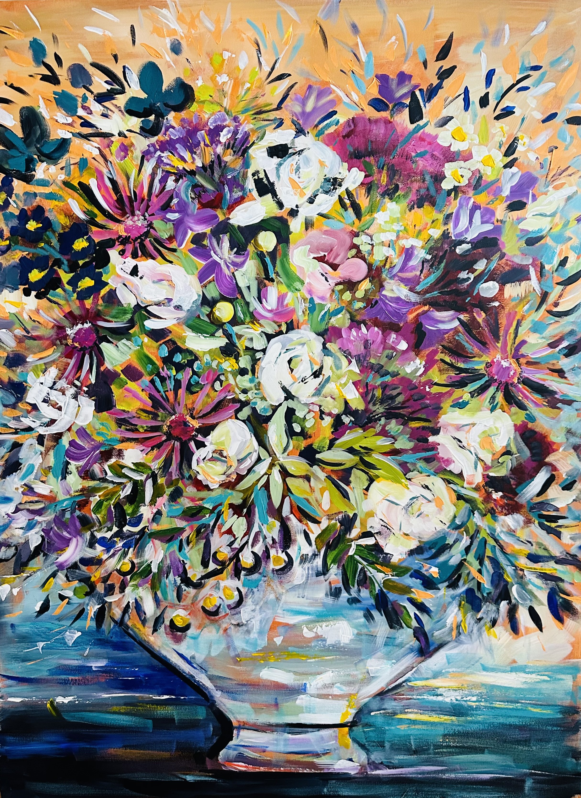 Vase of flowers