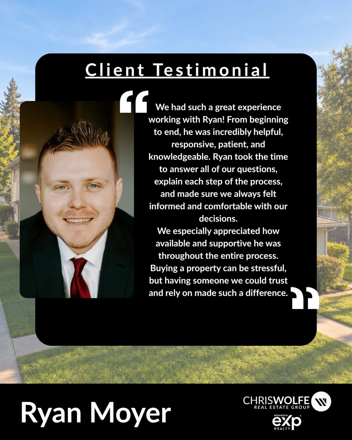 Grateful for clients who share their experience! 🙏

Buying a property comes with a lot of decisions, questions, and moving pieces. My goal is always to make sure my clients feel informed, supported, and confident every step of the way. 🙌

Reviews l