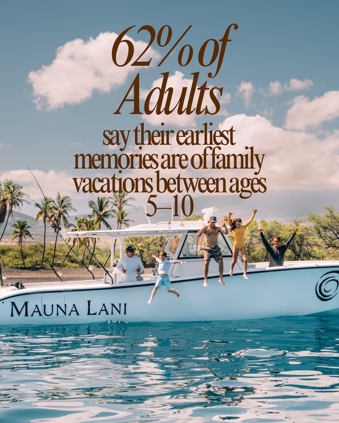 They won’t remember the cupcakes at their 7th birthday. But they’ll remember the way the ocean smelled, the poolside giggles, and the stories you told under the stars.
Half of adults say their most vivid childhood memories aren’t b