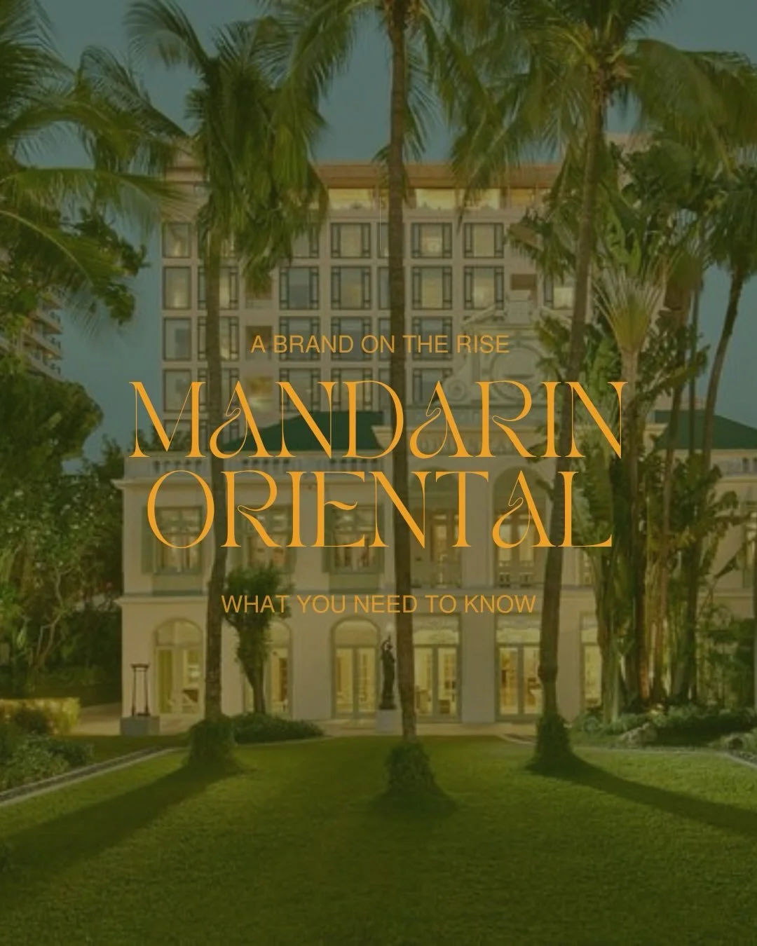Mandarin Oriental is one of the most consistently excellent hotel groups in the world, the hotel brand that many luxury travelers quietly consider the gold standard.

Here&rsquo;s the short version: Asian heritage, global footprint, genuinely high se