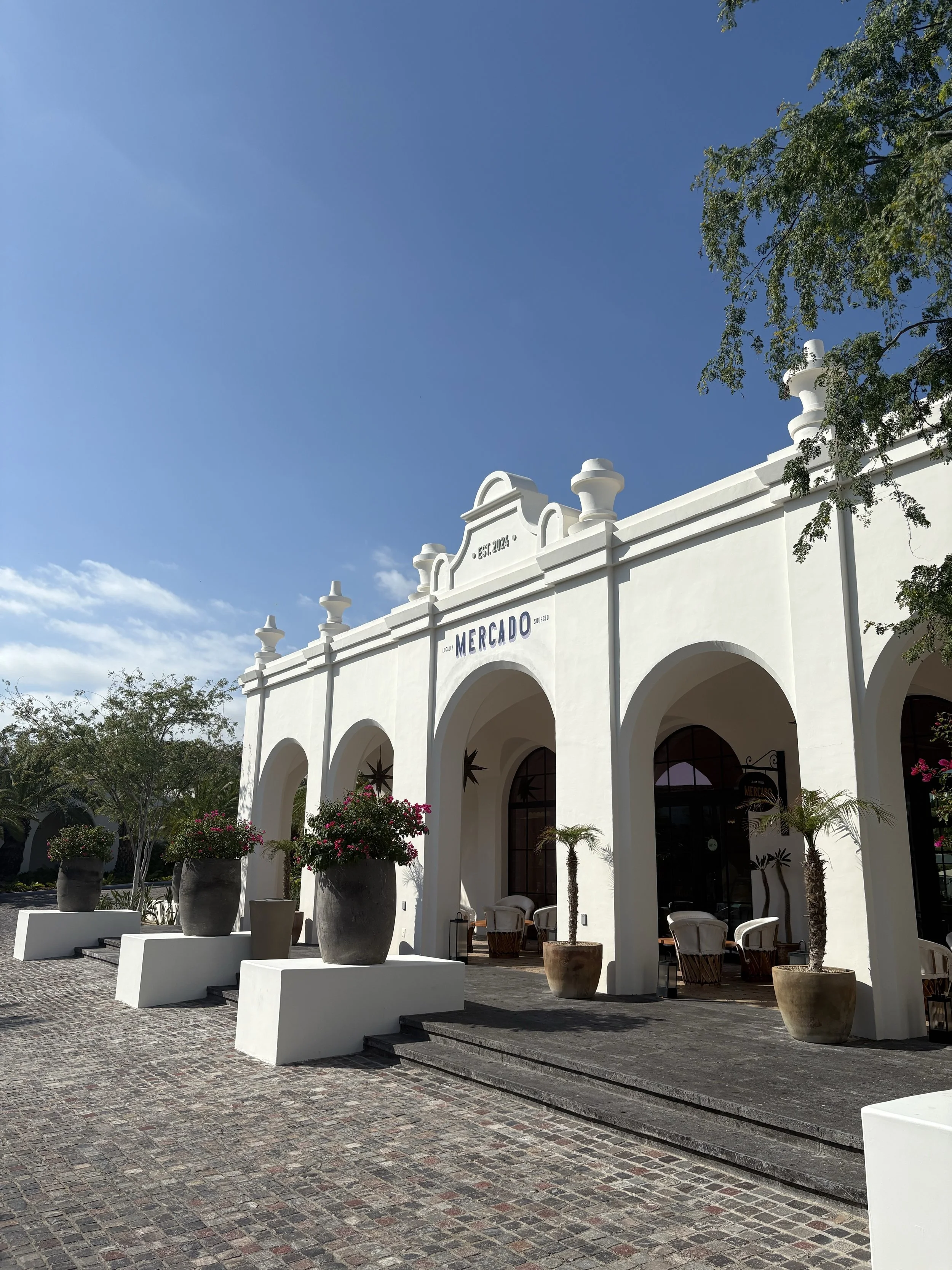 La Plaza Mágica at Four Seasons Cabo del Sol, Friday night market with mariachi and local artisans