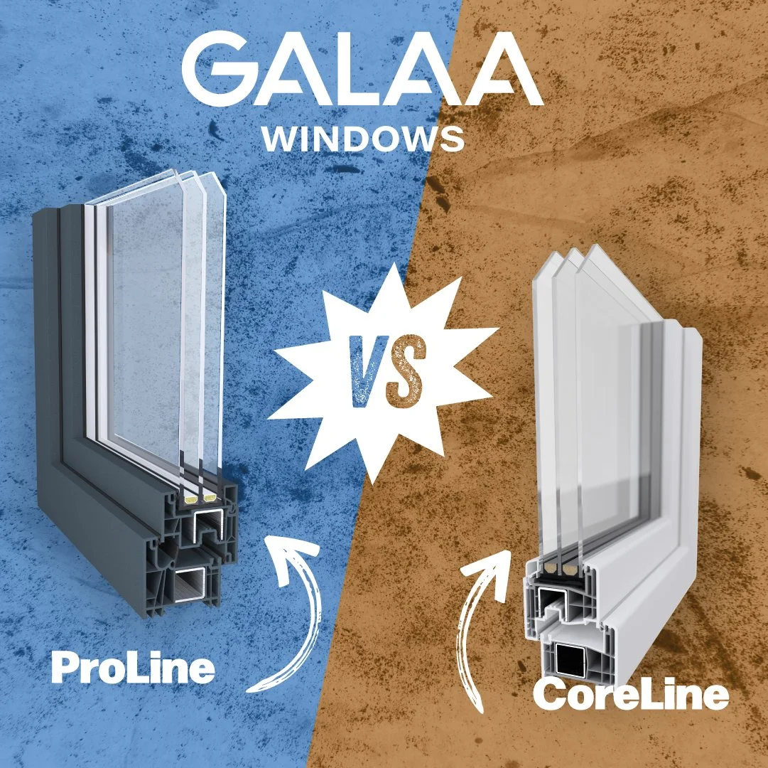 CoreLine vs. ProLine: What’s the Difference in GALAA’s High-Performance Windows?